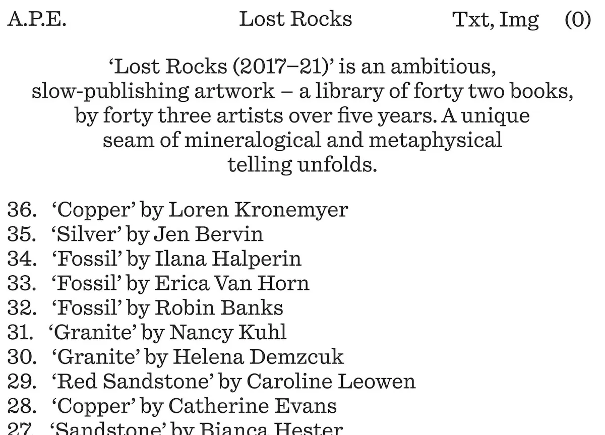 Lost Rocks